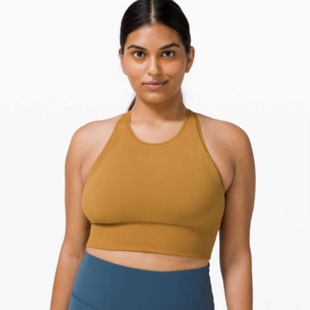 Lululemon Ebb to Train Bra *Medium Support, C/D Cup Spiced Bronze‎